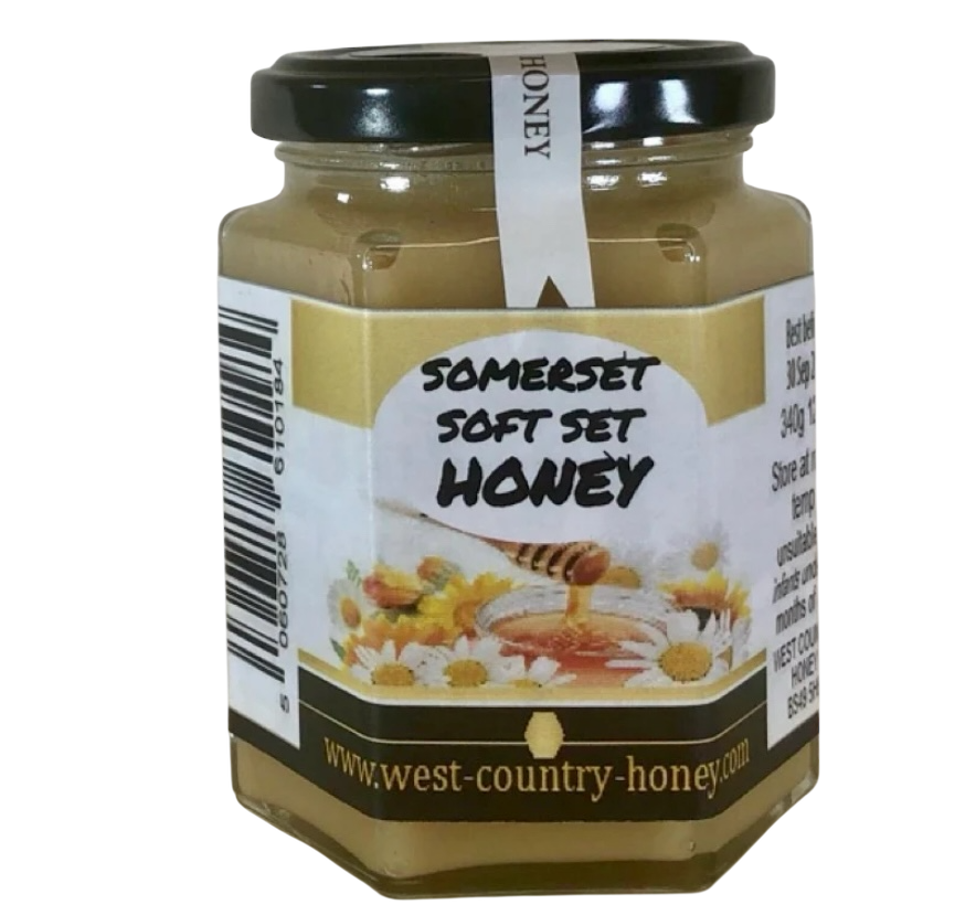 6 x 12 oz /340g jar Soft Set West Country Honey